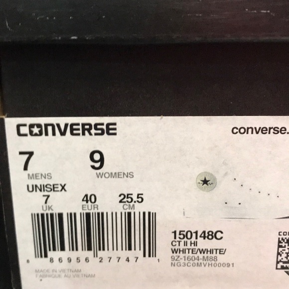 Converse Chuck Taylor 2 White White Hight Top W - Picture 7 of 7